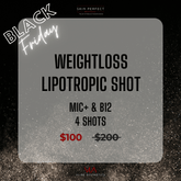 Weightloss (MIC+ B12): Lipotropic Shot