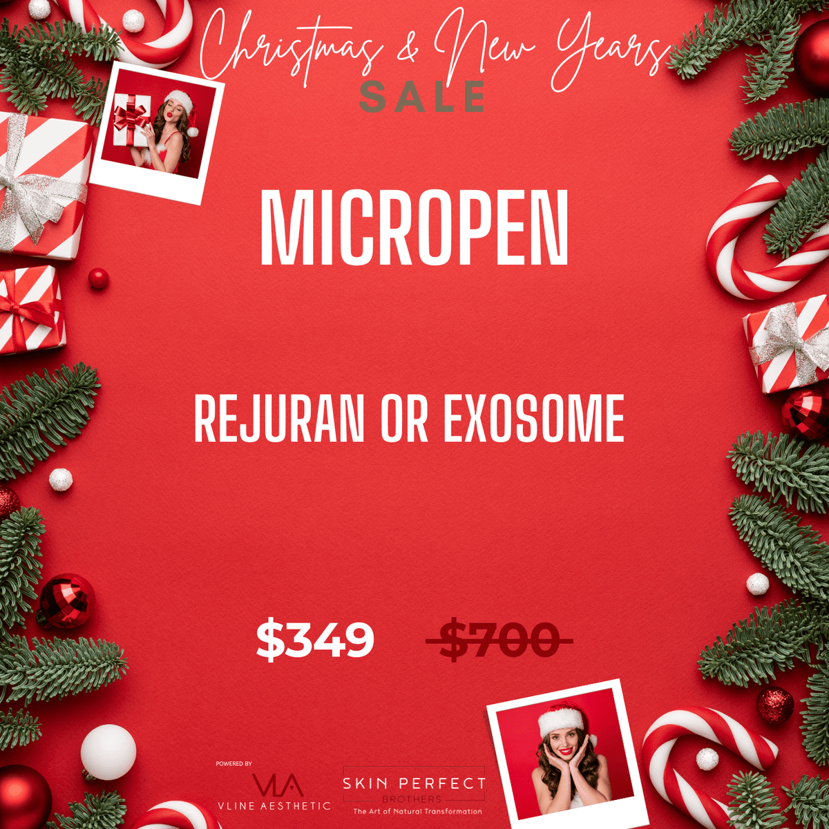 Micropen + (Exosome or Rejuran)